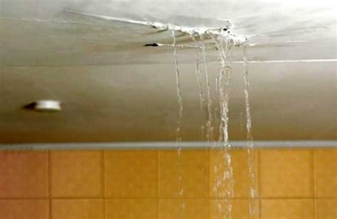 ceiling leaking from bathroom upstairs|Fixing A Leak From An Upstairs Bathroom: A Step